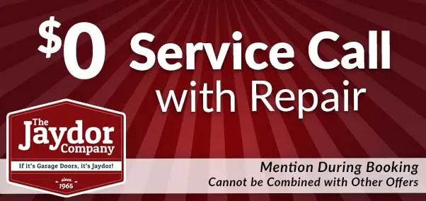 $0 Service Call with repair - Jaydor